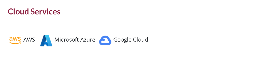 cloud services